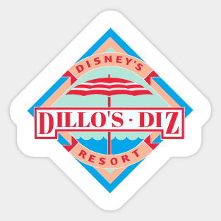 Dillo's Diz Resort Official Tee Sticker